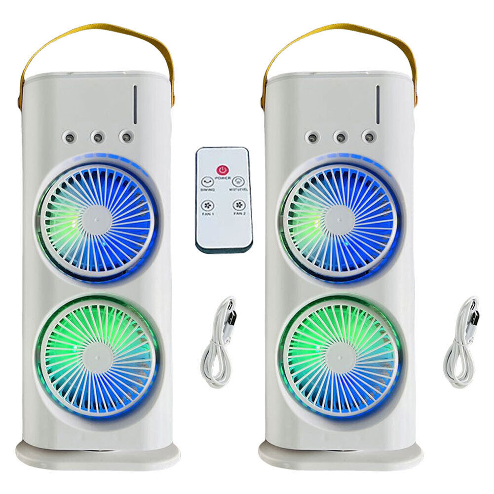Ventilateur à double extrémité avec brumisateur