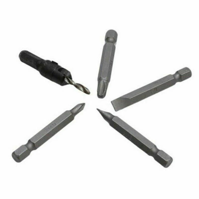 Kit d’embouts de vissage multifonction avec support et foret de centrage