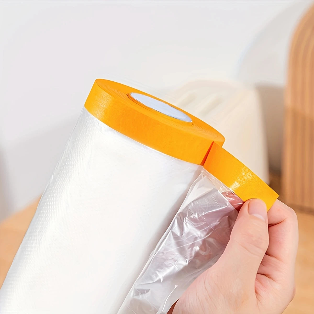 Ruban pré-adhésif en plastique pour peinture automobile, Protection anti-poussière pour meubles
