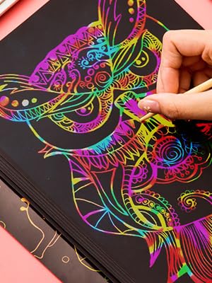 Carnet de Dessin Magique à Gratter