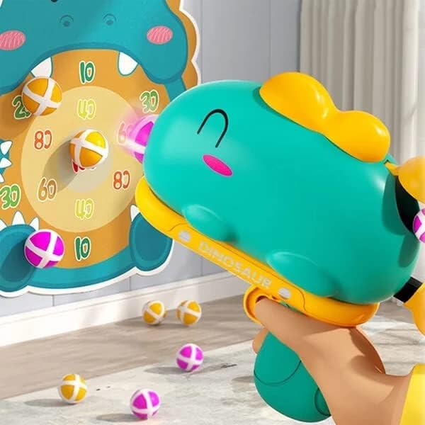 Jeu de tir avec fléchettes en forme de dinosaure