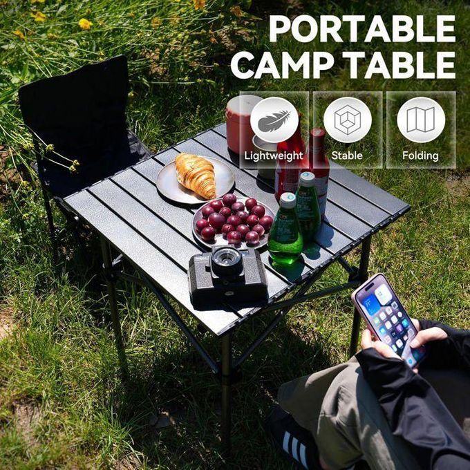 Table pliante Portable en alliage d'aluminium