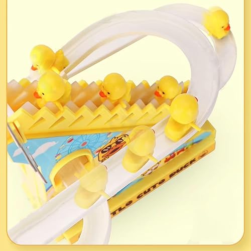 Petit Canard Clownissant Automatique Jeu de Piste à Escaliers Musical