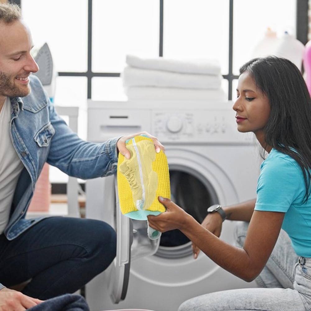 Sac à chaussures de lavage en machine à domicile,spécial pour le lavage des chaussures