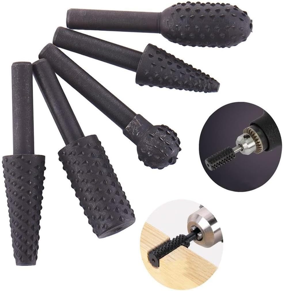 Kit de 5 Embouts en Acier – Bois, Plastique & Résine
