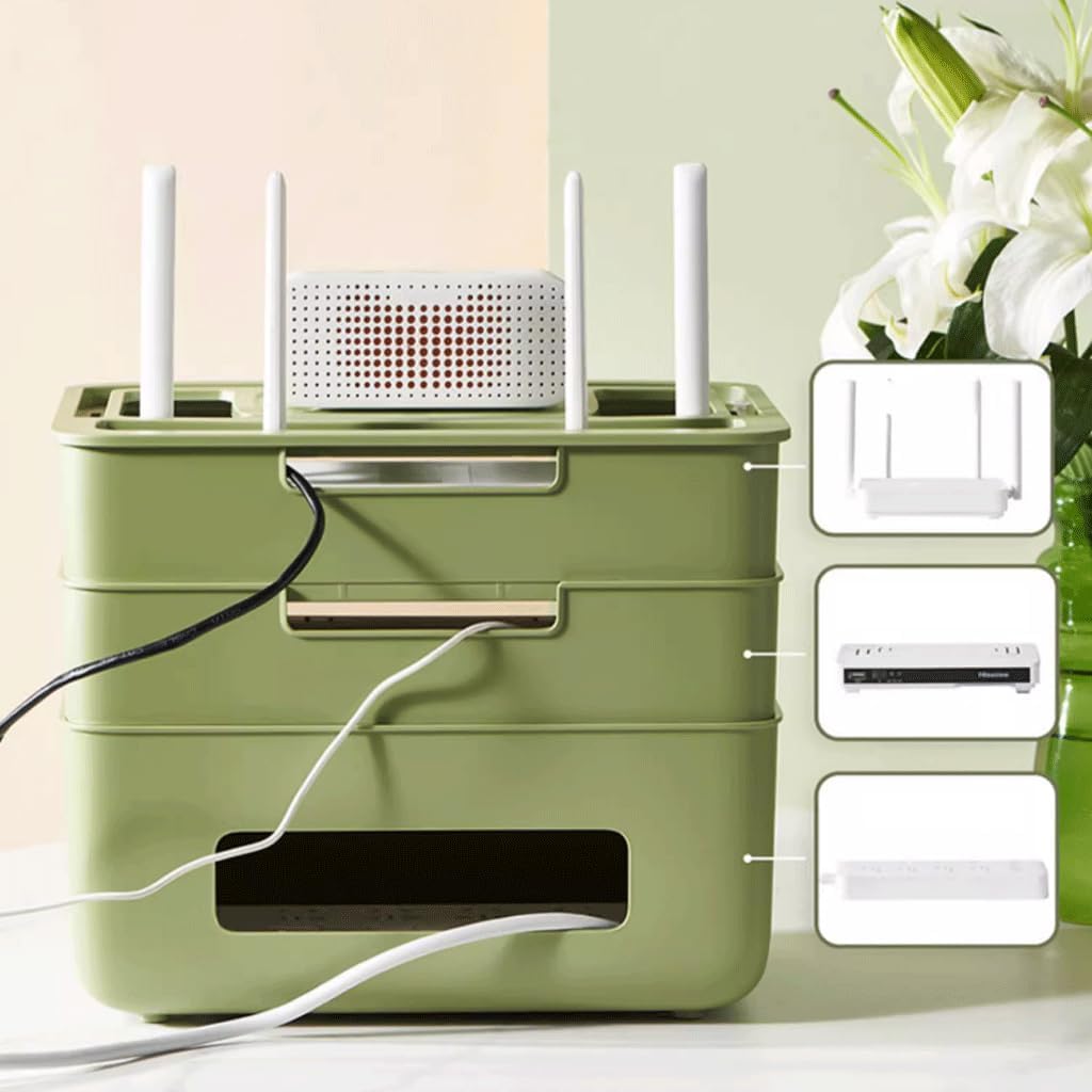 Étagère Murale Multifonction pour Routeur – Design Ouvert, Éco-Durable & Gain de Place