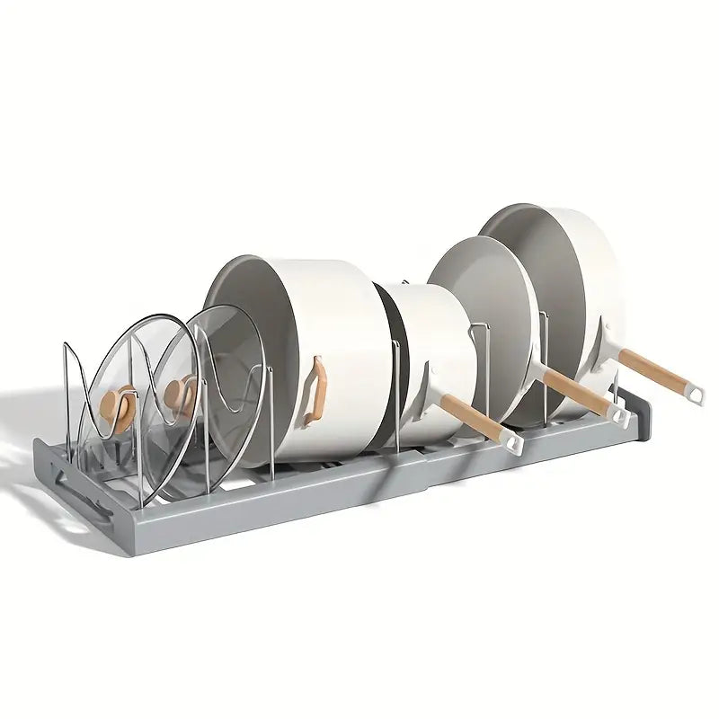 Supports de rangement extensibles pour couvercles de casseroles