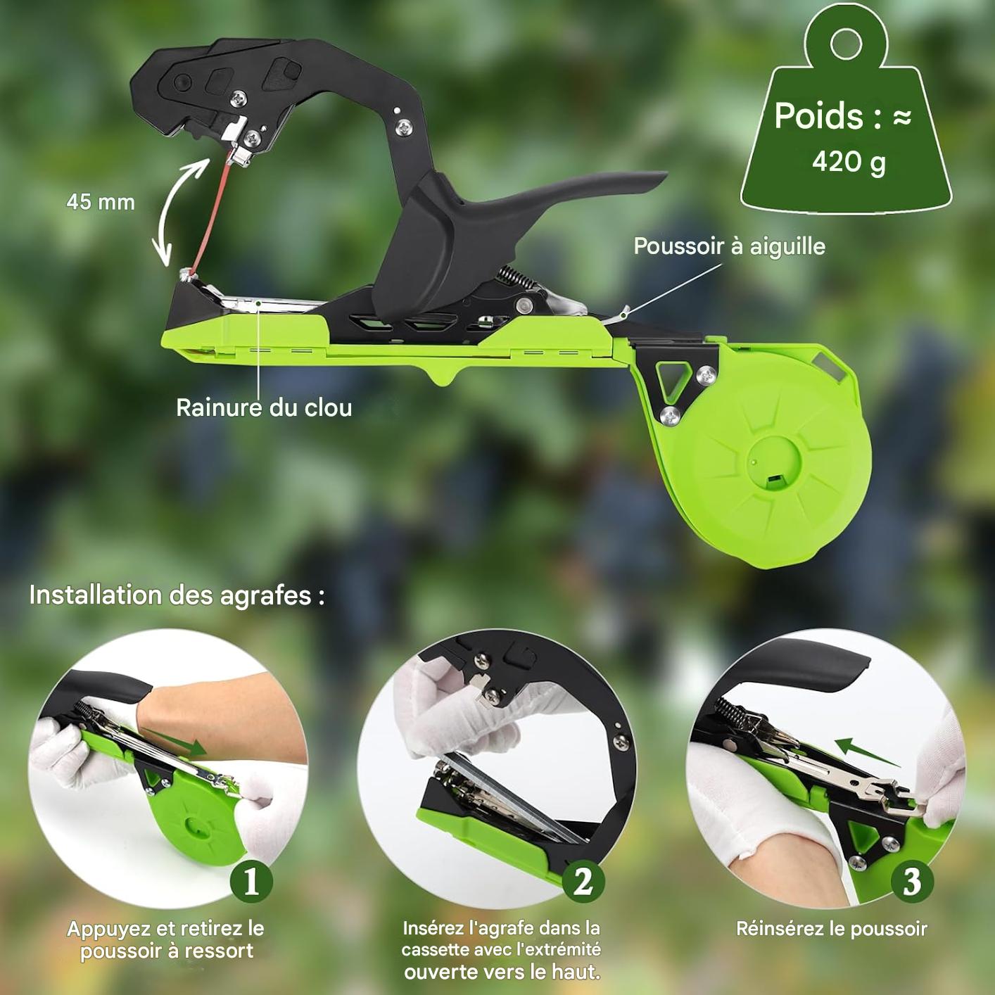 Machine Ă attacher les plantes