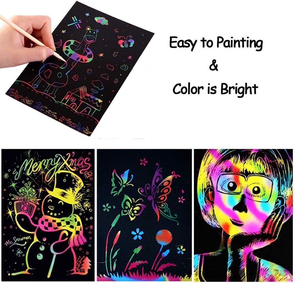 Carnet de Dessin Magique à Gratter