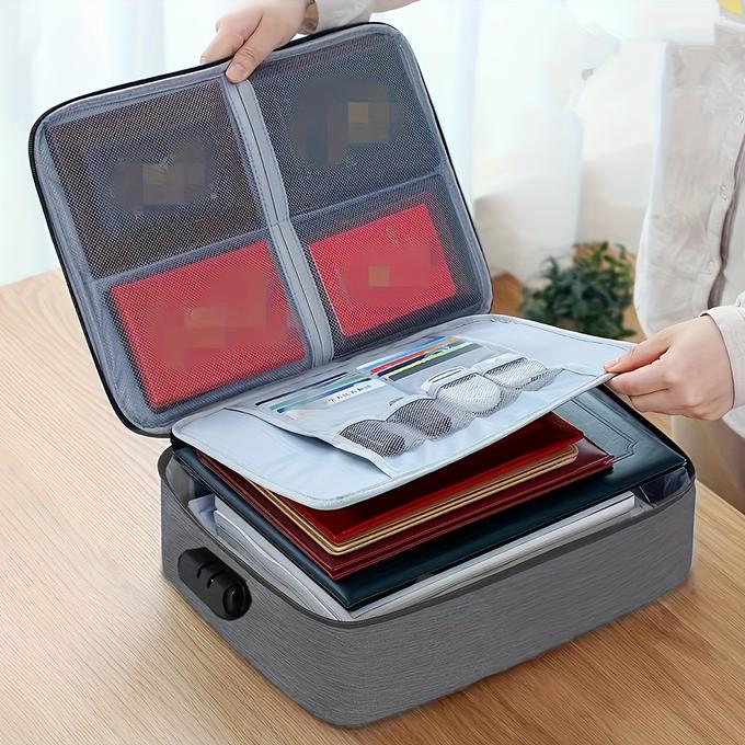 Sac de documents sécurisé avec verrou à combinaison