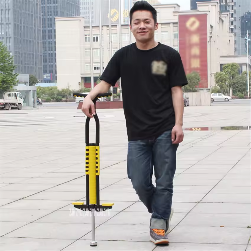 Bâton Sautant Double – Pogo Stick en Acier pour Enfants & Adultes