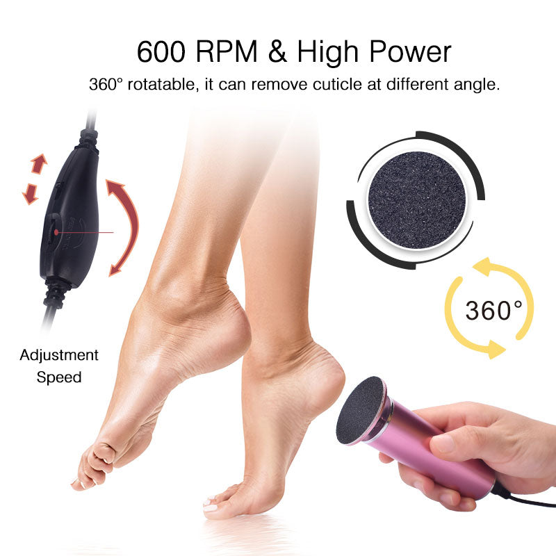 Electric Pedicure Pro – Lisse Tes Pieds en Quelques Minutes.
