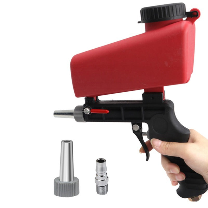 Pistolet de sablage pneumatique, machine de pulvérisation de peinture, sablage continu, déterminer la gravité