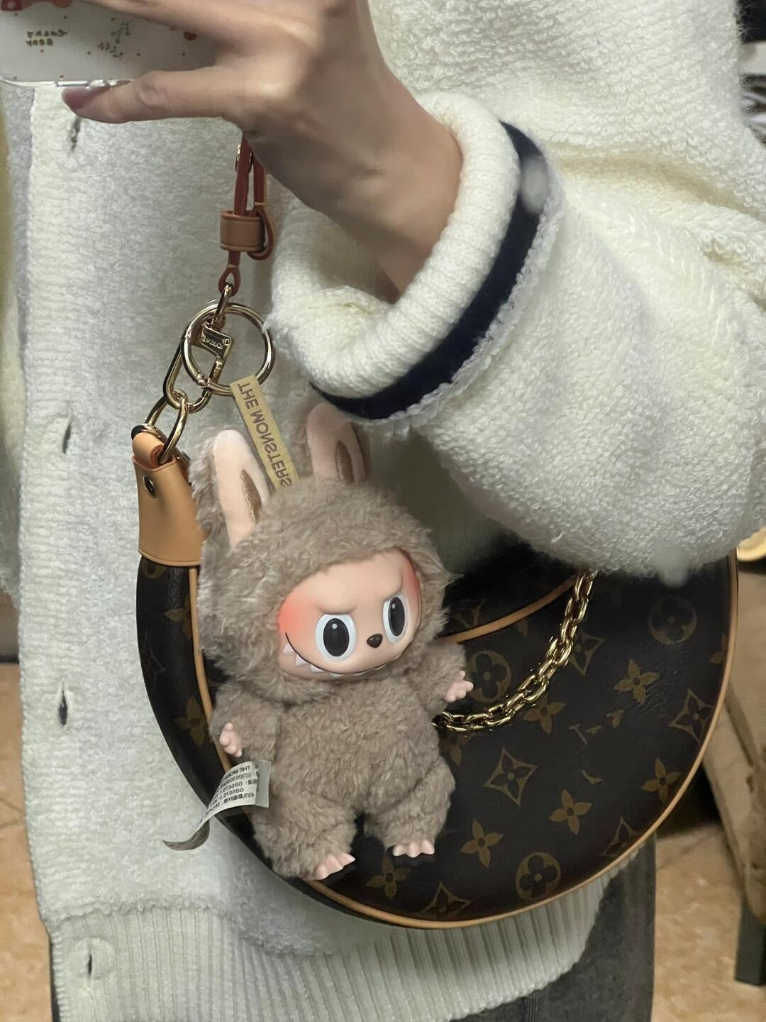 Labubu les Monstres – Jouet Figurine Surprise avec Porte-Clés