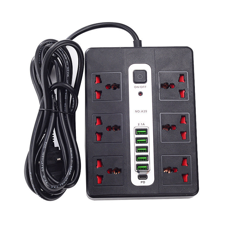 Chargeur USB à 6 ports avec 6 prises