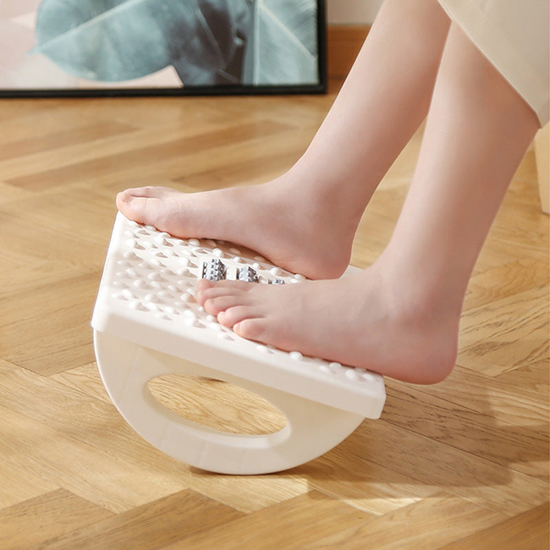 Repose-pieds portable, tabouret de pied, rouleaux pivotants de massage rÃĐsistants à 180,