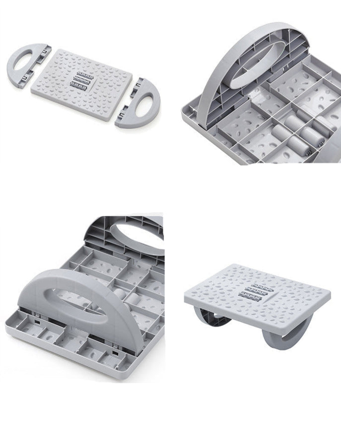 Repose-pieds portable, tabouret de pied, rouleaux pivotants de massage rÃĐsistants à 180,