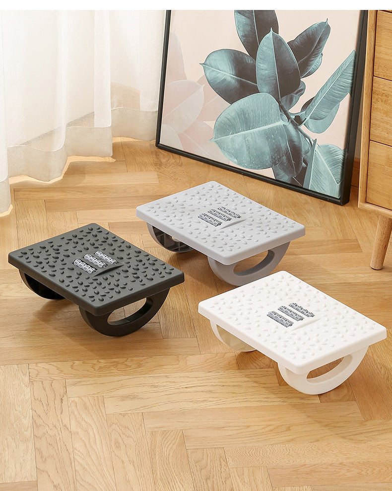 Repose-pieds portable, tabouret de pied, rouleaux pivotants de massage rÃĐsistants à 180,