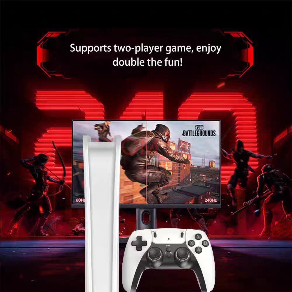 Console M15 Game Stick 4K – Rétro Gaming avec 20 000 Jeux & Manettes Sans Fil