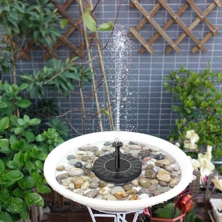 Mini fontaine d'eau solaire flottante pour piscine, cascade, décoration de jardin.