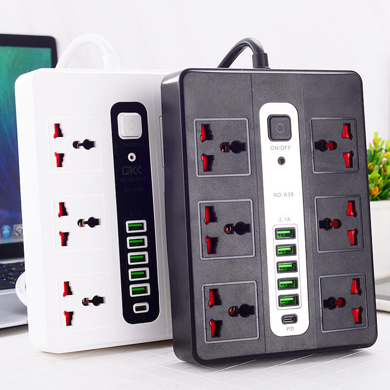 Chargeur USB à 6 ports avec 6 prises