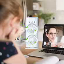 Ventilateur à double extrémité avec brumisateur