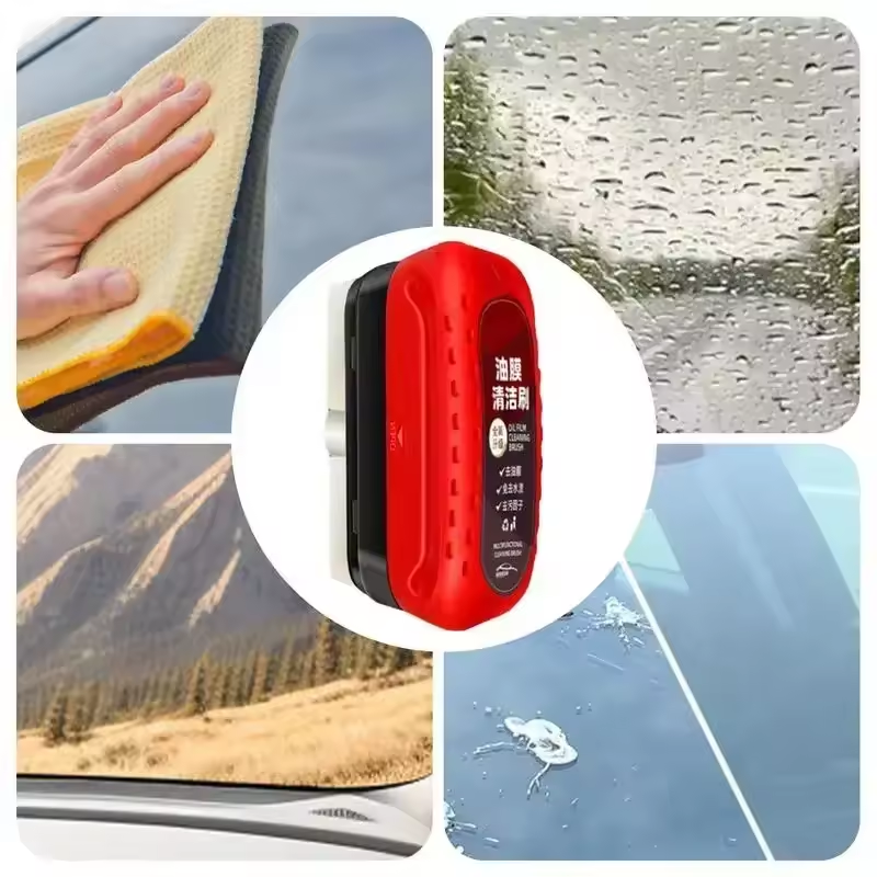 Nettoyant Pare-Brise Voiture 5-en-1 – Anti-Pluie, Anti-Buée & Anti-Huile
