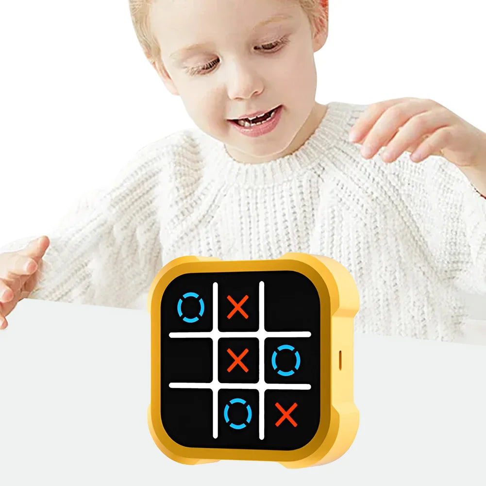 Tic Tac Toe électronique multifonctionnel éducation des enfants stratégie jouet interactif jeu de cerveau Parent-enfant amusant