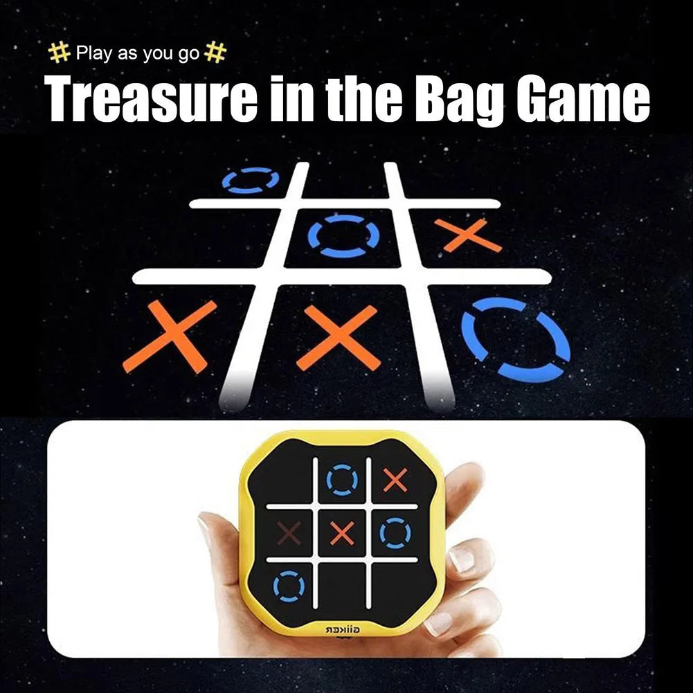 Tic Tac Toe électronique multifonctionnel éducation des enfants stratégie jouet interactif jeu de cerveau Parent-enfant amusant