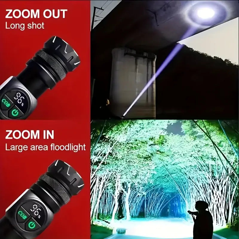 Lampe de poche tactique Led Rechargeable haute puissance