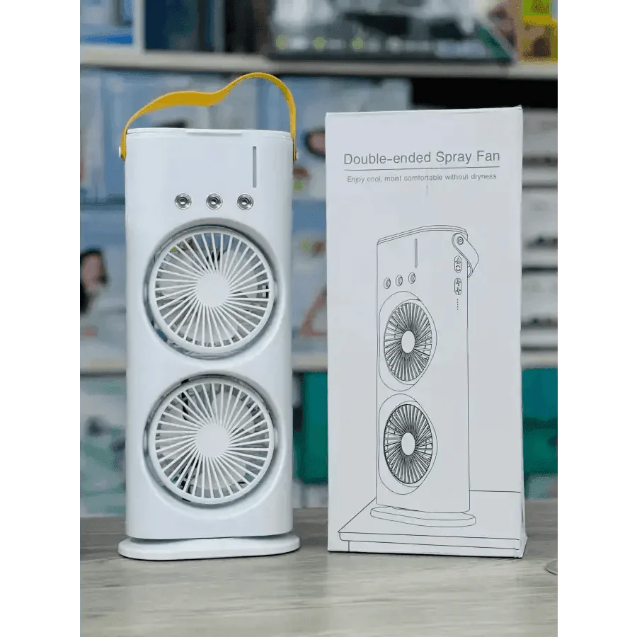 Ventilateur à double extrémité avec brumisateur