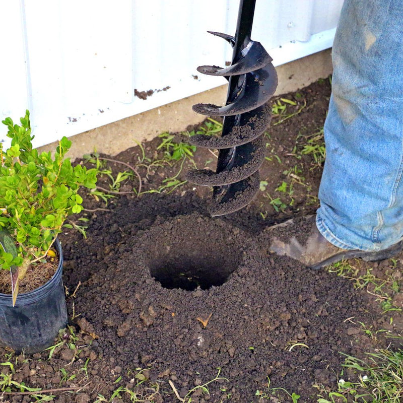 Foret tarière de jardin en acier – accessoire pour perceuse pour plantation Facile