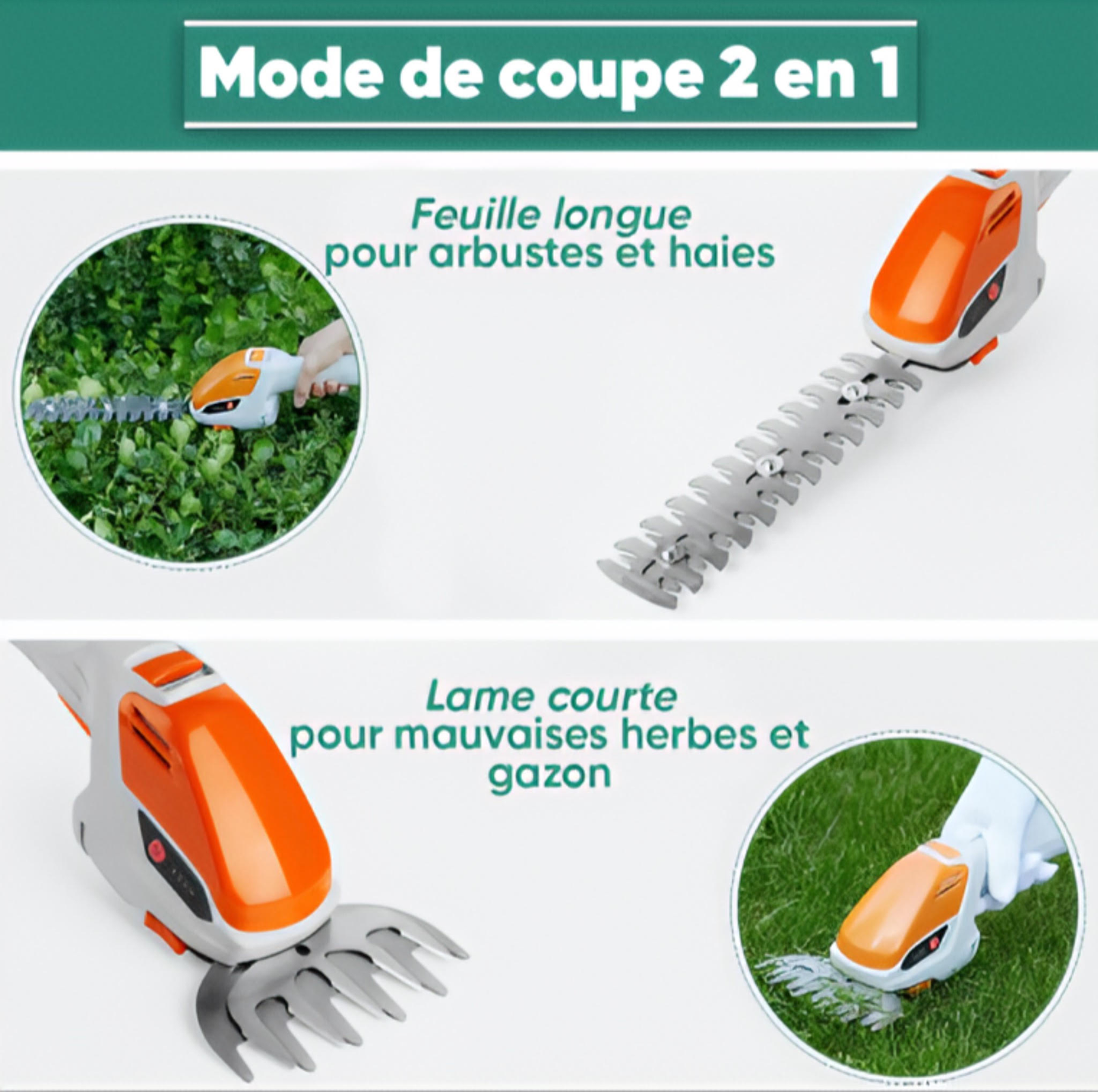 Taille-herbes électrique sans fil