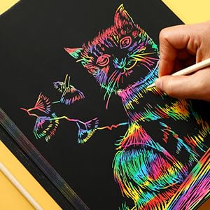Carnet de Dessin Magique à Gratter