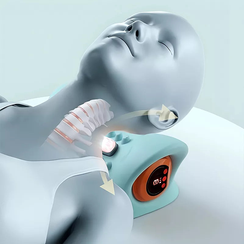 Masseur Cervical Électrique – Vibration & Chaleur pour Nuque et Épaules