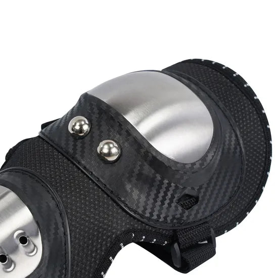 Kit Protection Moto Pro-Biker – Genouillères & Coudières Acier Inoxydable