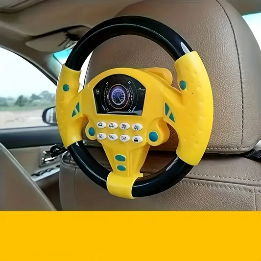 Volant Éducatif Interactif pour Bébé – Simulation Voiture, Sons & Lumières