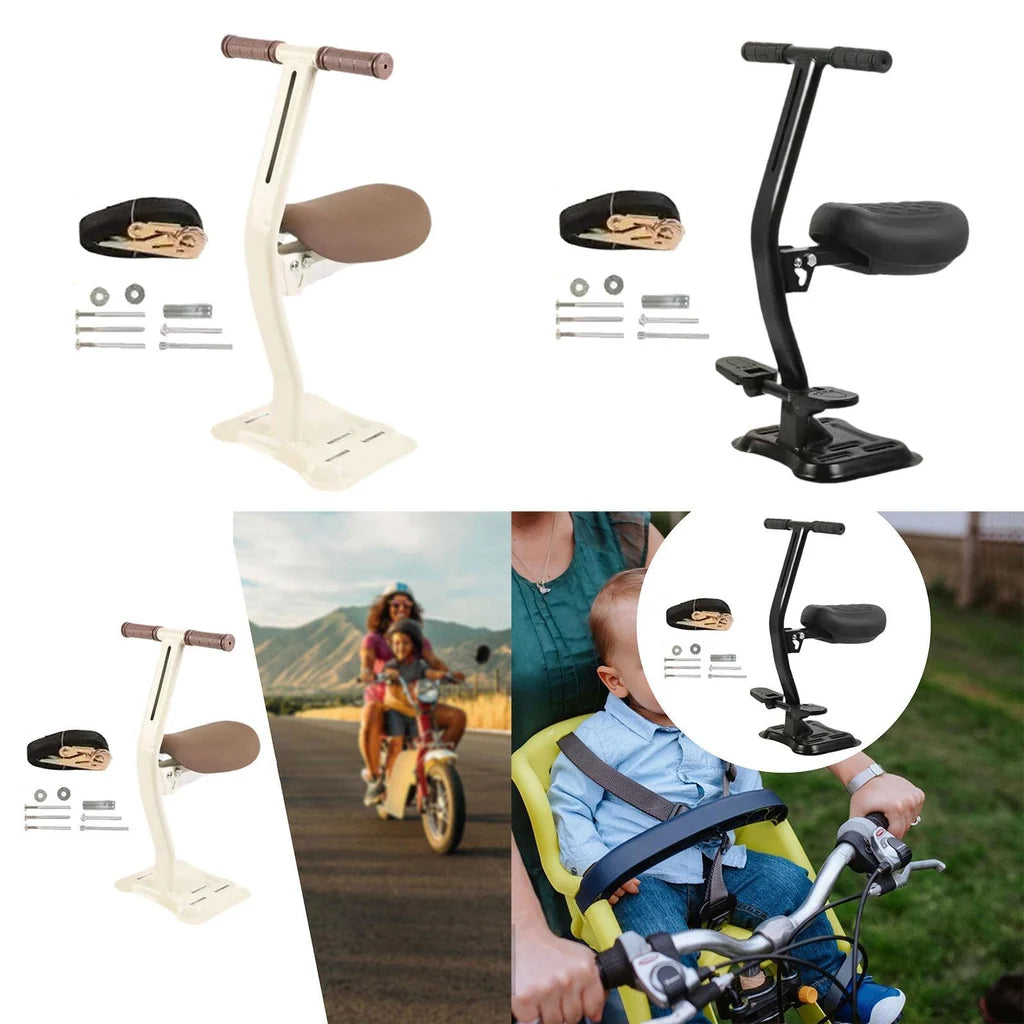Siège Enfant pour Trottinette Électrique – Selle Rembourrée & Guidon Sécurisé | Fixation Universelle