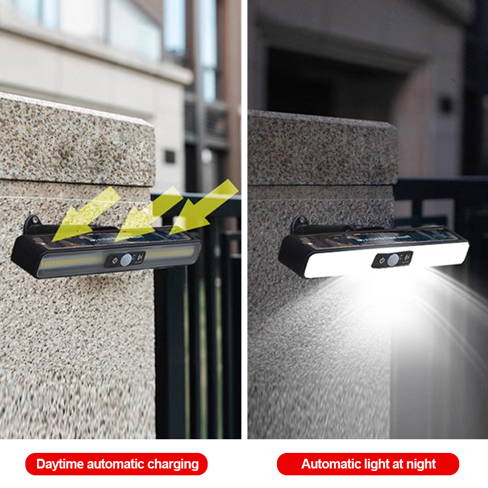 Lampes solaires d'extérieur avec détecteur de mouvement, lampes solaires de jardin