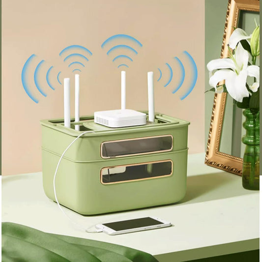 Étagère Murale Multifonction pour Routeur – Design Ouvert, Éco-Durable & Gain de Place