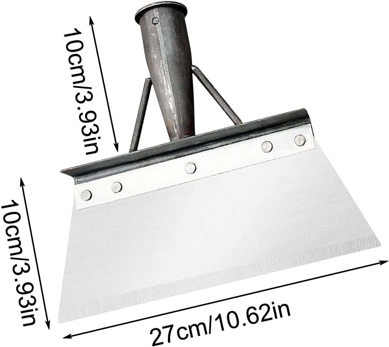 Raclette de Jardin à Lame Large en Acier – Désherbage, Mousse & Nettoyage Allées