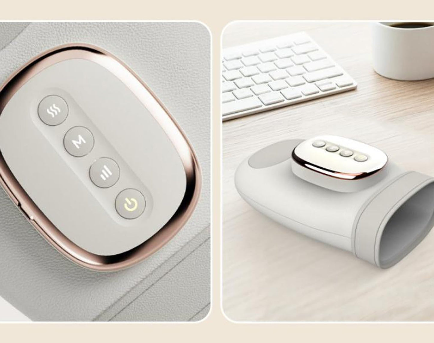 Gant Masseur Intelligent pour les Mains – Chaleur, Vibrations & Compression