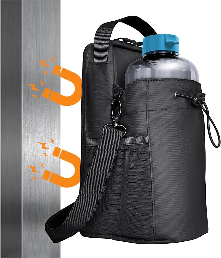 Magnetic Sport Bag – Sac de Sport Aimanté Unisexe avec Porte-Bouteille