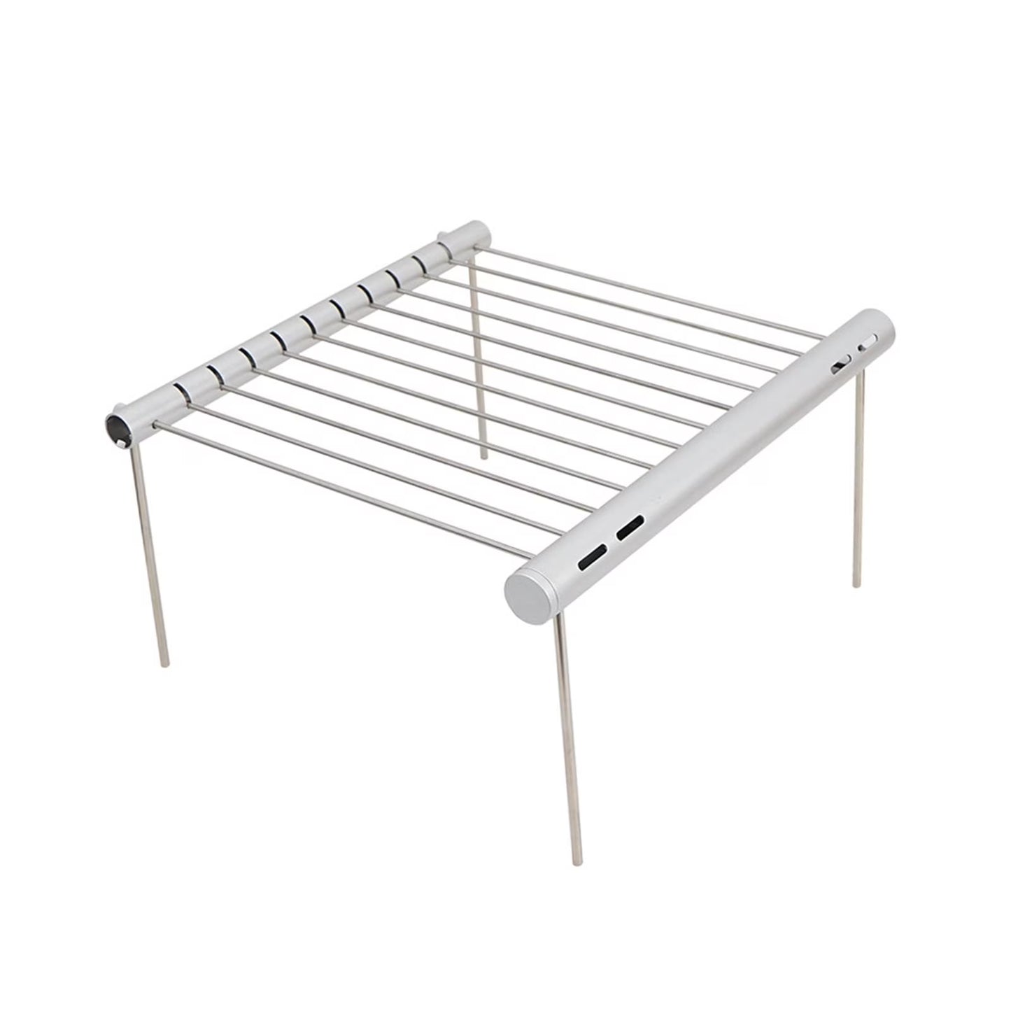 Barbecue Grill Portable Pliable en Inox – Brochettes & Camping