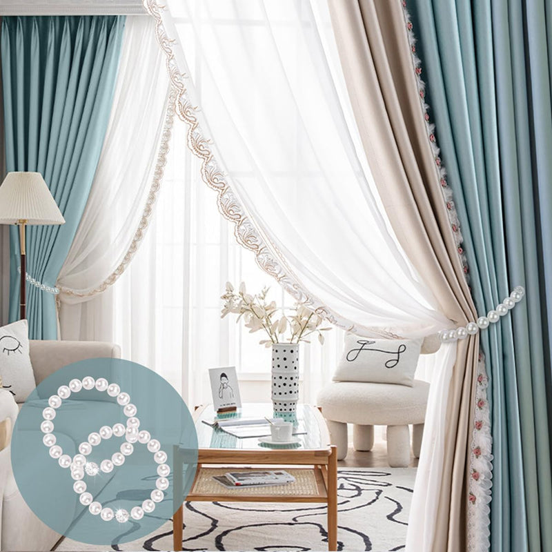 Embrasses Rideaux Perles Magnétiques – Clip Aimant Puissant & Design Luxe