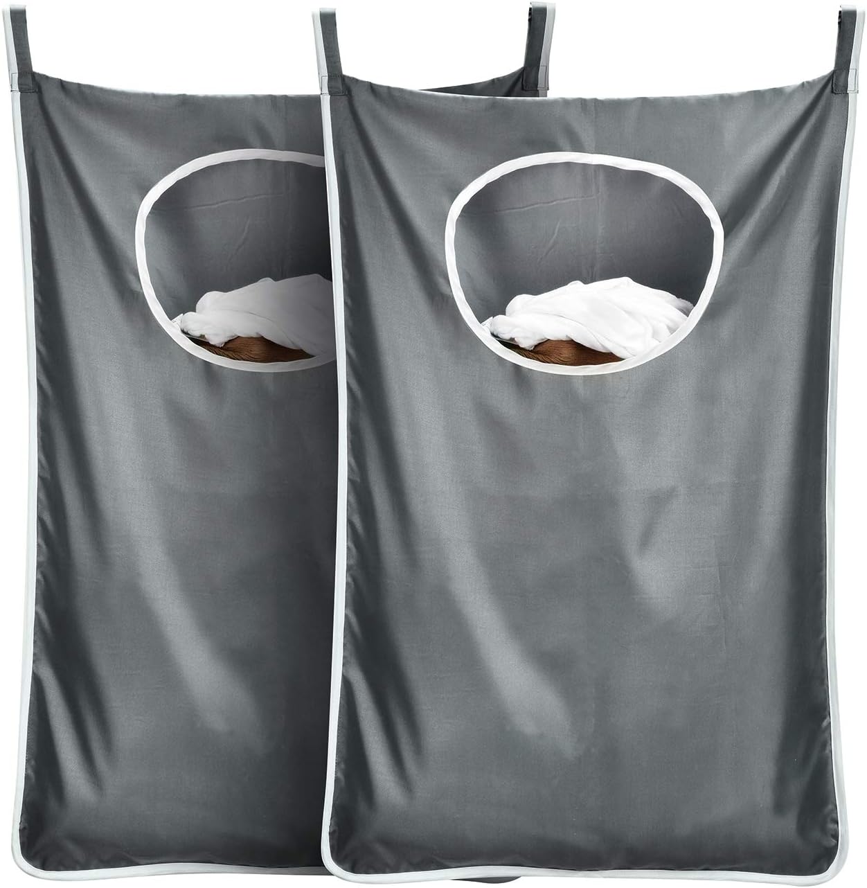 Panier à Linge Suspendu - Grande Capacité & Design Respirant