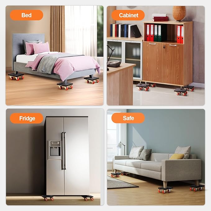 Kit Pro de Déplacement Mobilier 360° – Lève & Glisse jusqu’à 500 kg (1100 lb)
