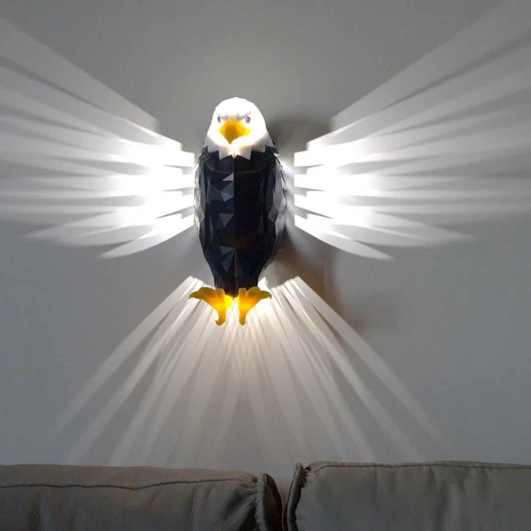 Lampe Murale Aigle 3D