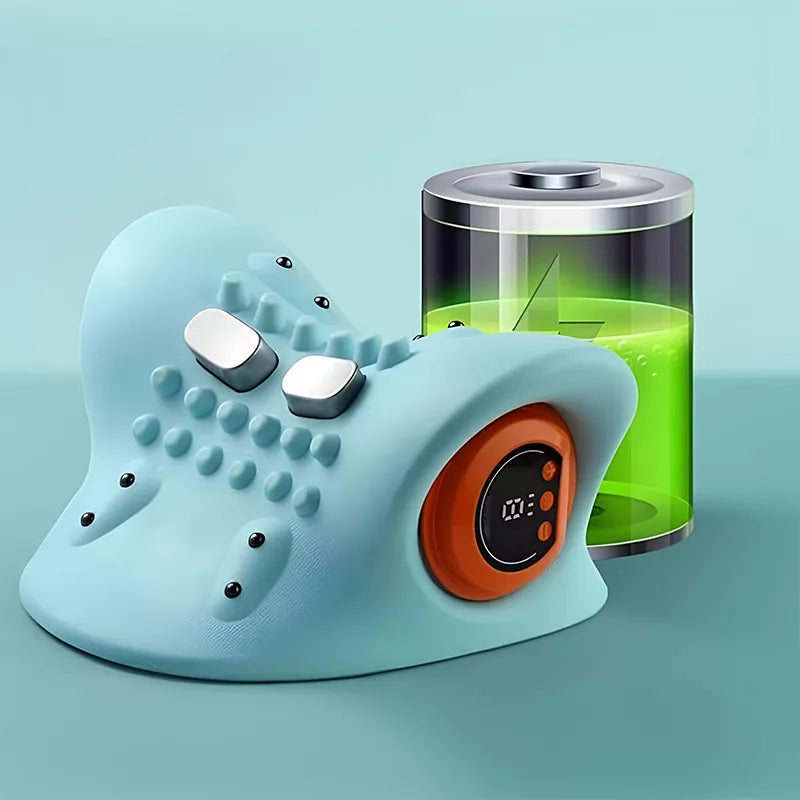 Masseur Cervical Électrique – Vibration & Chaleur pour Nuque et Épaules