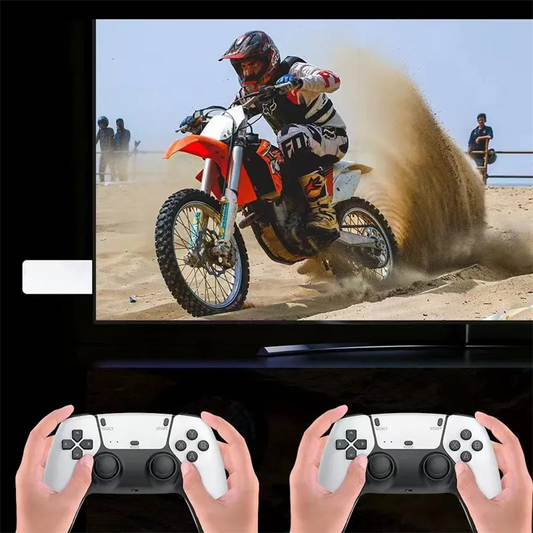 Console M15 Game Stick 4K – Rétro Gaming avec 20 000 Jeux & Manettes Sans Fil
